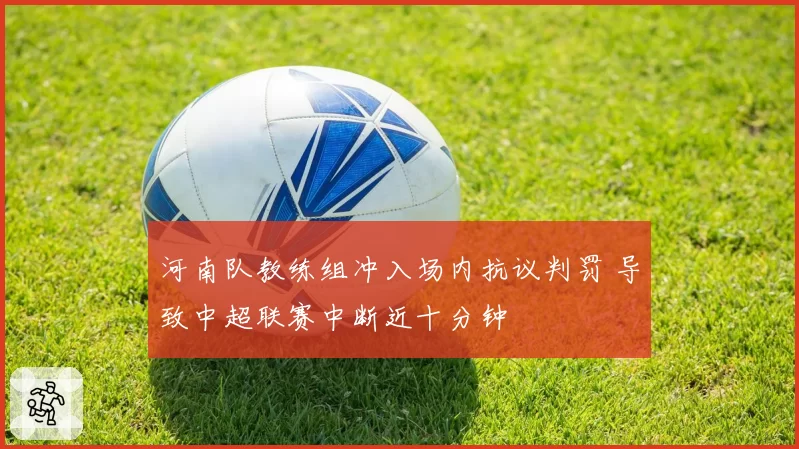 河南队教练组冲入场内抗议判罚 导致中超联赛中断近十分钟